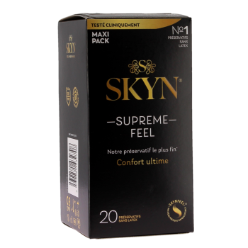 Pr&eacute;servatifs King size Skyn - offre sp&eacute;ciale bo&icirc;te de 10 pr&eacute;servatifs + 4 offerts