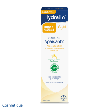 Hydralin Gyn Cr&egrave;me-Gel Apaisante 35g apaise et prot&egrave;ge la zone intime
