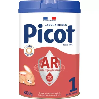 AR anti r&eacute;gurgitations lait expert 1er &acirc;ge Picot - boite de 800g