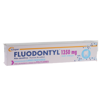 Fluodontyl 1350 mg p&acirc;te dentifrice - tube de 75 ml