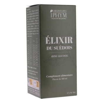 &Eacute;lixir du su&eacute;dois avec alcool Iphym - flacon de 300ml