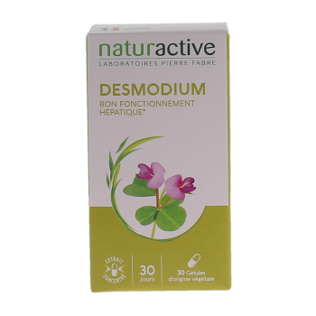 Desmodium bon fonctionnement h&eacute;patique Naturactive - boite de 30 g&eacute;lules