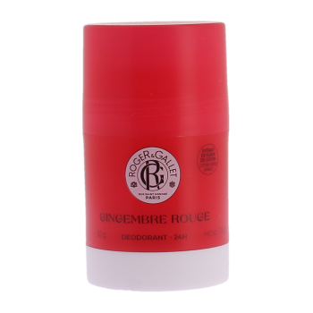 D&eacute;odorant stick efficacit&eacute; 24h gimgembre rouge Roger & Gallet - stick de 50g