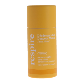 D&eacute;odorant stick douceur mono&iuml; efficacit&eacute; 48h Respire - stick de 50g