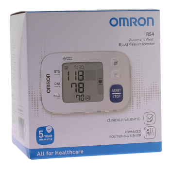 Tensiom&egrave;tre &eacute;lectronique poignet rs4 Omron - boite d'un tensiom&egrave;tre + brassard