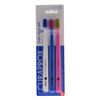 Brosse &agrave; dents cs 5460 ultra soft Curaprox - lot de 3 brosses &agrave; dents