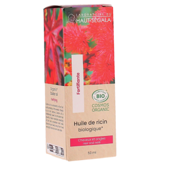 Huile de Ricin Bio Fortifiante Laboratoire Haut-S&eacute;gala - flacon de 50 ml