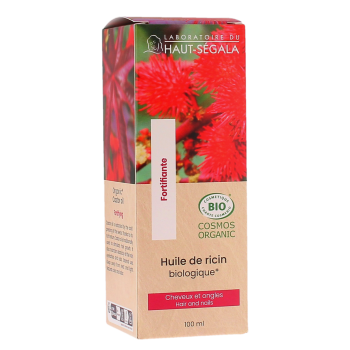 Huile de ricin bio Laboratoire du Haut-S&eacute;gala - flacon pompe de 100ml