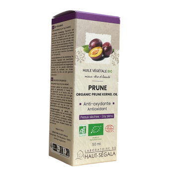 Huile de prune bio anti-oxydante Laboratoire Haut-S&eacute;gala - flacon de 50ml