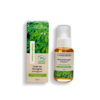 Huile de f&eacute;nugrec bio Haut-S&eacute;gala - flacon-pompe de 50ml