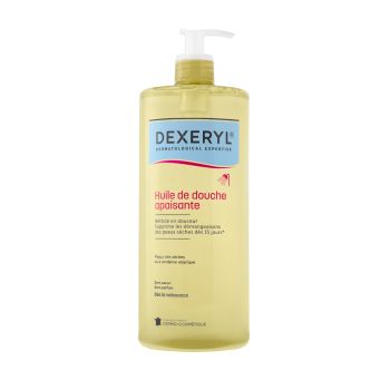 Dexeryl huile de douche apaisante Pierre Fabre - flacon-pompe de 1L