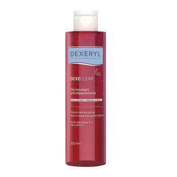 Dexeclear gel moussant anti-imperfections Dexeryl - flacon de 200ml 