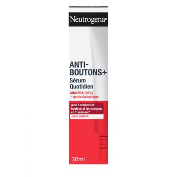 Anti-bouton+ s&eacute;rum quotidien AHA/PHA Neutrogena - tube de 30ml