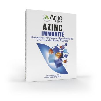 Azinc Immunit&eacute; Arkopharma - bo&icirc;te de 30 comprim&eacute;s