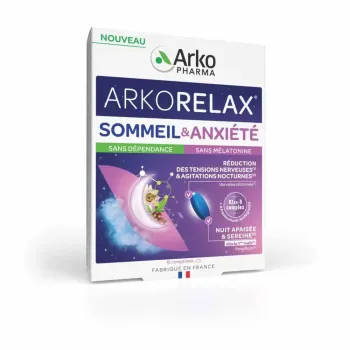 Arkorelax sommeil & anxi&eacute;t&eacute; Arkopharma - bo&icirc;te de 15 comprim&eacute;s
