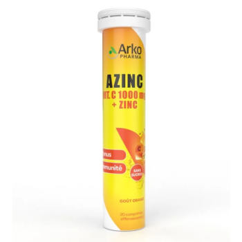 Azinc vit.c 1000mg + zinc Arkopharma - tube de 20 comprim&eacute;s 