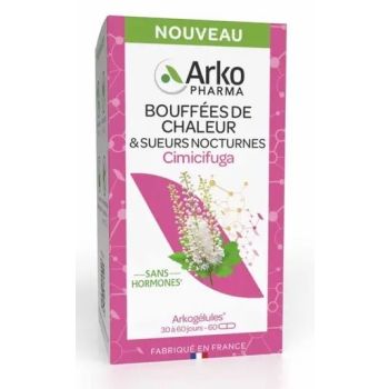 Arkog&eacute;lules bouff&eacute;es de chaleur Arkopharma - bo&icirc;te de 60 g&eacute;lules