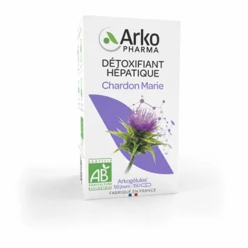 D&eacute;toxifiant h&eacute;patique chardon marie Arkopharma - pot de 150 g&eacute;lules