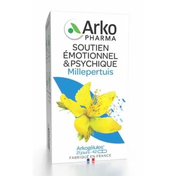Arkog&eacute;lules Soutien &eacute;motionnel et psychique Millepertuis Arkopharma - boite de 42 g&eacute;lules