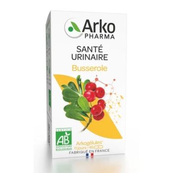Arkog&eacute;lules sant&eacute; urinaire busserole bio Arkopharma - boite de 45 g&eacute;lules