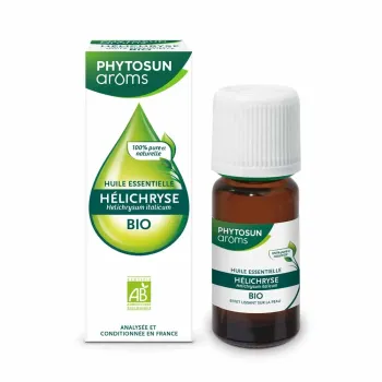Huile Essentielle H&eacute;lichryse bio Phytosun Ar&ocirc;ms - flacon de 5ml