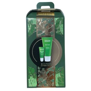 Coffret Skin Food l&egrave;vres et soin bio Weleda - coffret contenant 2 produits