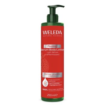Lait-s&eacute;rum raffermissant corps Weleda - flacon-pompe de 250ml