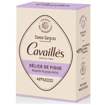 Savon surgras d&eacute;lice de figue Rog&eacute; Cavaill&egrave;s - pain de 100g