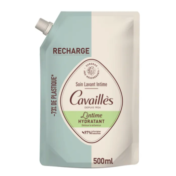 Soin toilette intime s&egrave;cheresse Rog&eacute; Cavaill&egrave;s - recharge de 500 ml