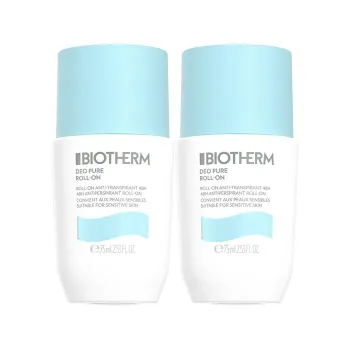 D&eacute;o Pure anti-transpirant 48h Biotherm - lot de 2 roll-on de 75ml