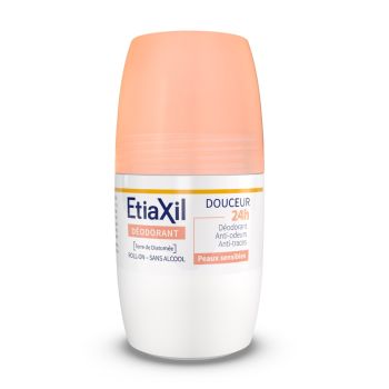 D&eacute;odorant douceur 48H sans aluminium Etiaxil - roll-on de 50 ml