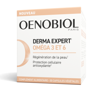 Derma Expert om&eacute;ga 3 et 6 Oenobiol - bo&icirc;te de 30 comprim&eacute;s