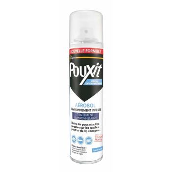 Pouxit a&eacute;rosol sp&eacute;cial environnement infest&eacute; - spray de 250ml