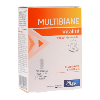 Multibiane vitalit&eacute; Pileje - bo&icirc;te de 30 g&eacute;lules 