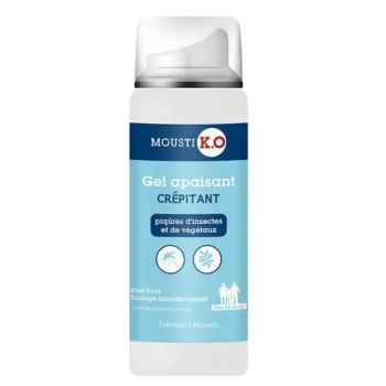 Mousti K.O gel apaisant cr&eacute;pitant Marque Verte - flacon de 50ml