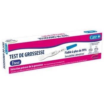 Test de grossesse pr&eacute;coce Care+ EG Labo - un test
