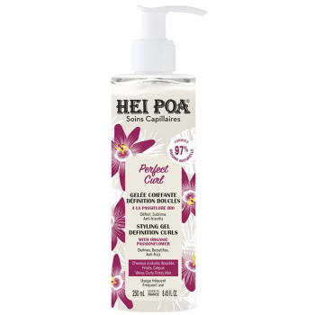Perfect Curl gel&eacute;e coiffante d&eacute;finition boucles Hei Poa - flacon-pompe de 250ml