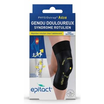 Genouill&egrave;re Physiostrap Ados genou douloureux syndr&ocirc;me rotulien Epitact - 1 genouill&egrave;re