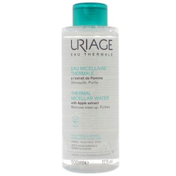 Eau micellaire thermale peaux mixtes &agrave; grasses Uriage - flacon de 500 ml