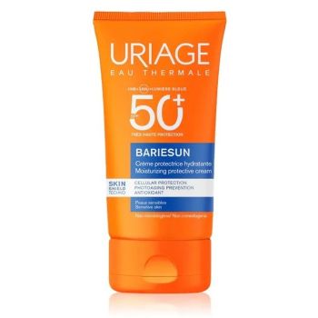 Bari&eacute;sun cr&egrave;me protectrice hydratante SPF50+ sans parfum Uriage - tube de 50ml