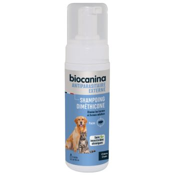 Shampoing mousse sans rin&ccedil;age Biocanina - flacon de 150 ml