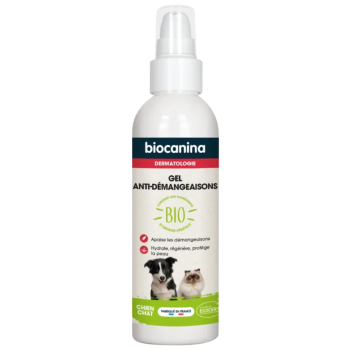 Gel anti-d&eacute;mangeaisons BIO Biocanina - spray de 125ml 