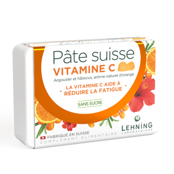 P&acirc;te suisse Vitamine C Lehning - bo&icirc;te de 40 gommes