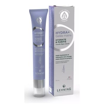 HYDRA+ gel&eacute;e mains hydratante et nettoyante Lehning - tube de 50ml