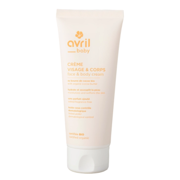 Cr&egrave;me visage et corps b&eacute;b&eacute; Avril - tube de 100ml