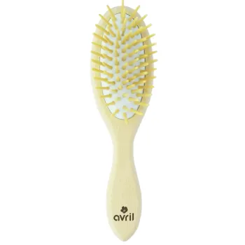 Brosse &agrave; cheveux en bois de h&ecirc;tre Avril - une brosse