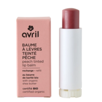 Recharge baume &agrave; l&egrave;vres teint&eacute;e p&ecirc;che Avril - stick de 4g