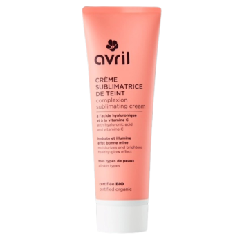 Cr&egrave;me sublimatrice de teint bio Avril - tube de 50ml 