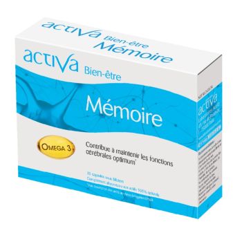 Activa bien-&ecirc;tre m&eacute;moire - bo&icirc;te de 30 g&eacute;lules