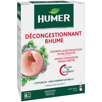 D&eacute;congestionnant rhume Humer - spray nasal de 20 ml
